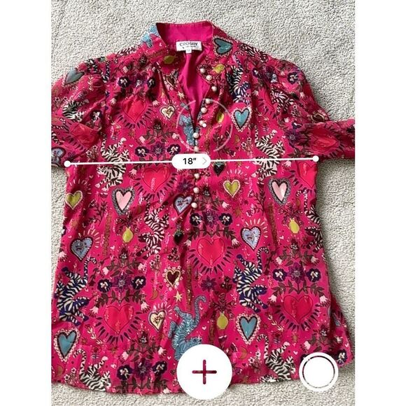NWOT Crosby Blaise Blouse, XS, $225 E3 - Picture 7 of 8